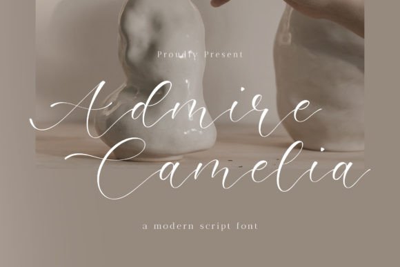 Admire Camelia: A Handwritten Script for Elegant Design