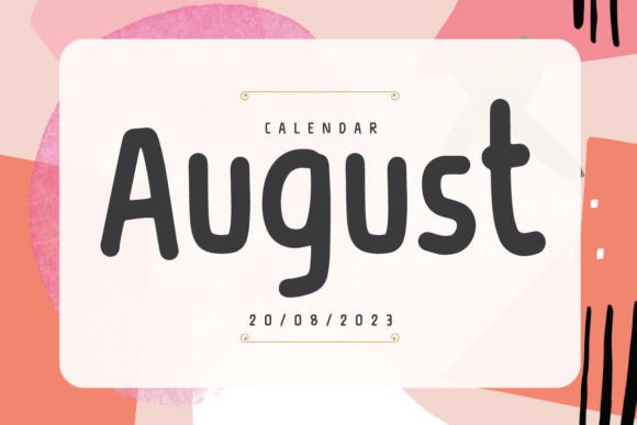 August: Capturing Handwritten Artistry in Your Designs