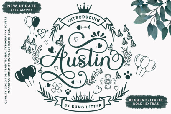 Austin Script: Modern Calligraphy for Elegant Design