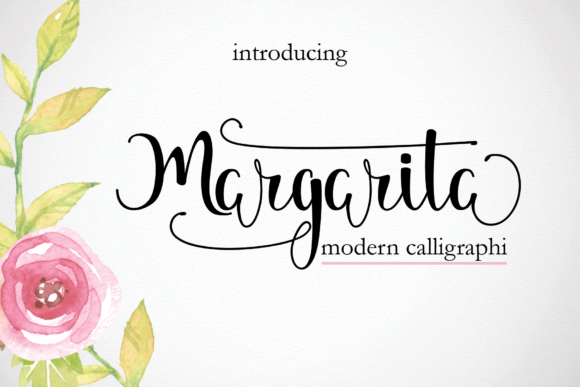Discover Margarita: A Handwritten Script with Elegant Flow