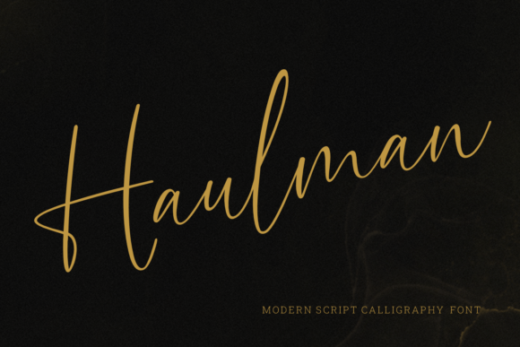 Haulman: The Dazzling Script for Modern Branding