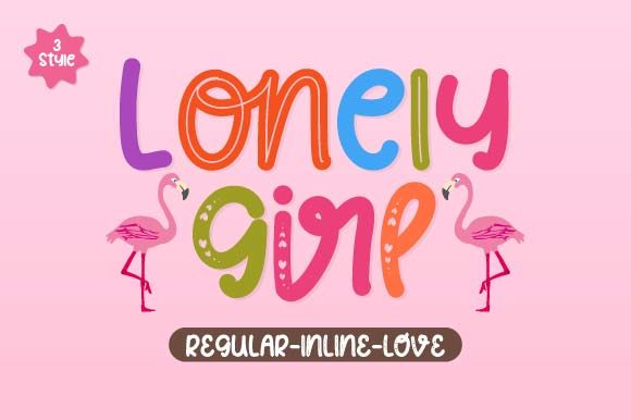 Lonely Girl: A Multi-Styled Script for Craft & Brand Design