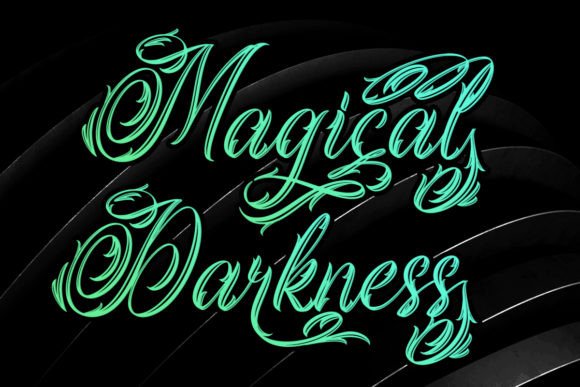 Magical Darkness: A Gothic Font for Dramatic Design