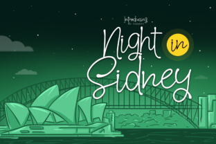 Night in Sidney: A Script Font for Elegant Branding
