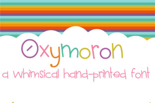 Oxymoron: A Playful Handwritten Font for Modern Designs