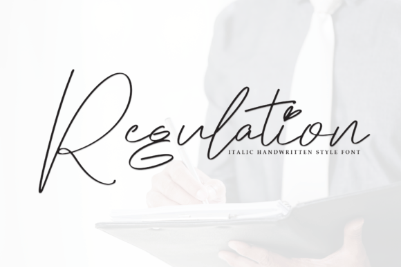 Regulation: A Heartfelt Handwritten Font for Romantic Designs