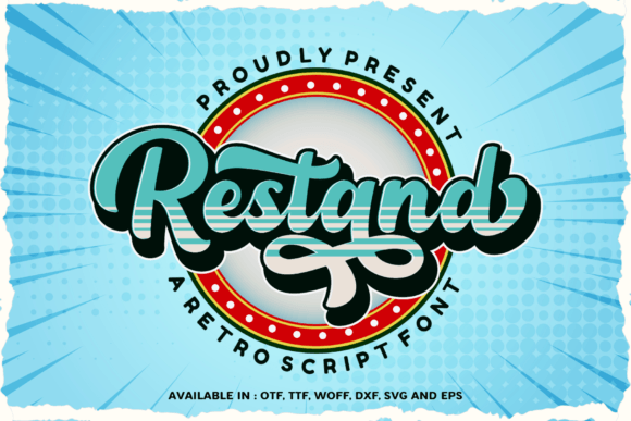 Restand: A Bold Retro Script for Modern Design Impact