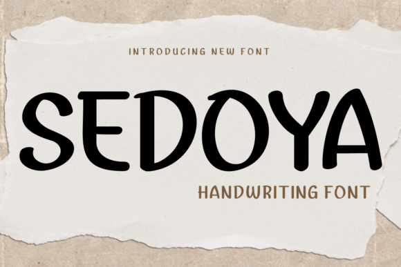 Sedoya: The Handwritten Script Font with Modern Elegance