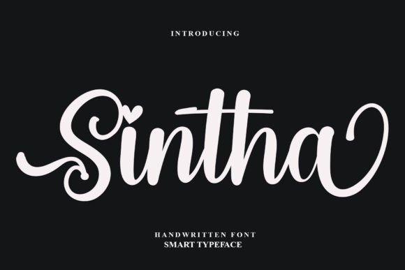 Sintha: An Enchanting Handwritten Font for Romantic Projects