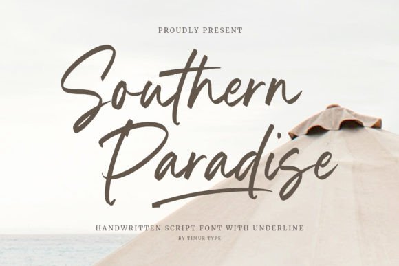 Southern Paradise: The Handwritten Font with a Modern Soul
