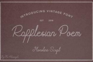 Unleash Vintage Charm with Rafflesian Poem